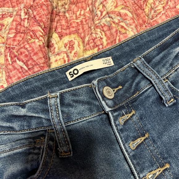 Sonoma brand jeans 11/30 bell bottom 5-button high rise - Picture 2 of 7